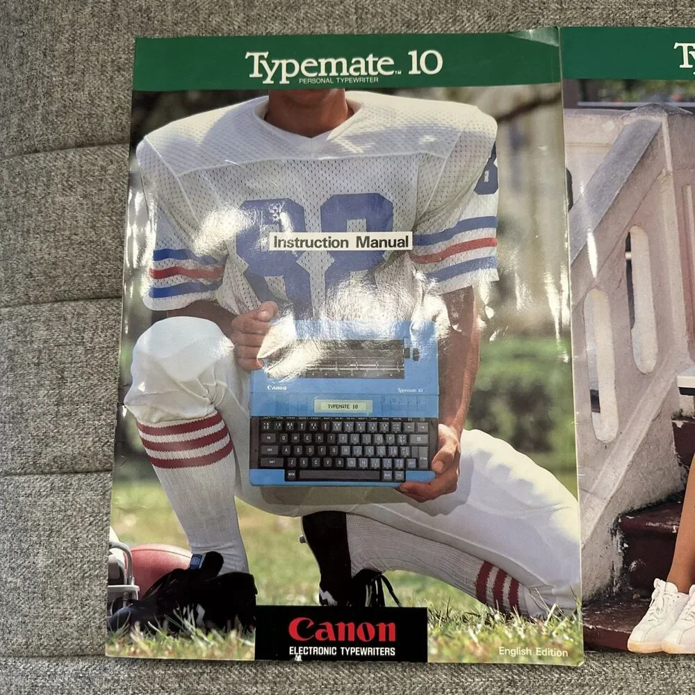 Canon Typemate 10 Electric Typewriter USER MANUALS